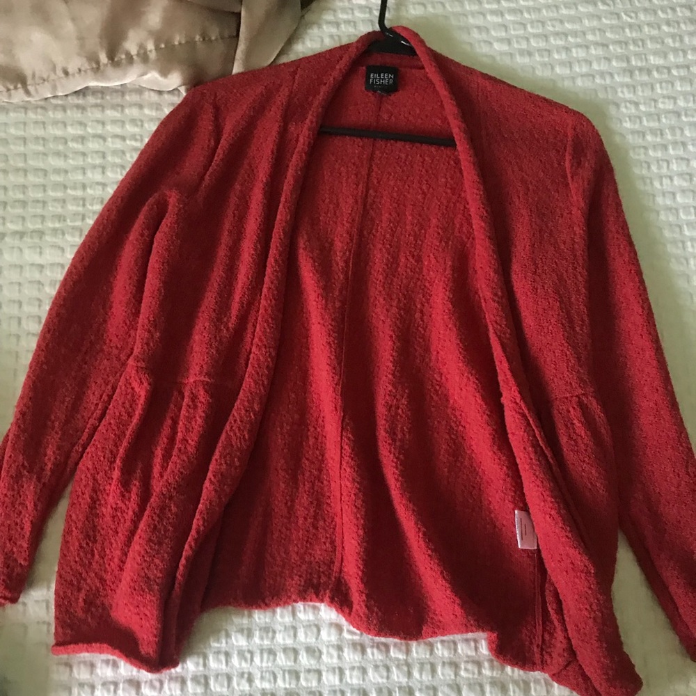 Cute red// orange cardigan
